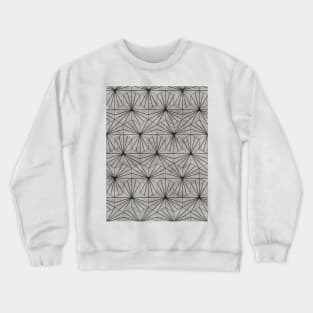 Hexagonal Pattern - Grey Concrete Crewneck Sweatshirt
